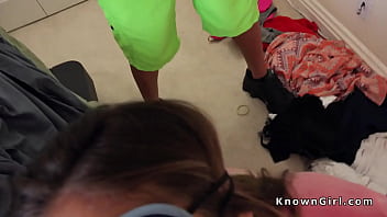 Hottie gets cake and two dicks at Bday
