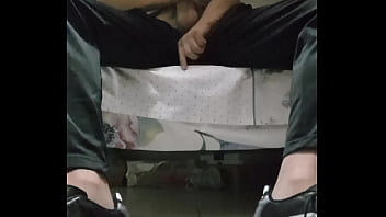 19 yo plays with his cleats