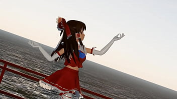 thumb reimu touhou st  riptease  