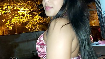 Natália Prado dancing funk by the pool