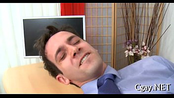 Glazy facial ejaculation for guy