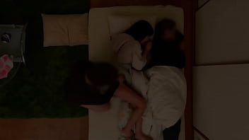 I called my friends over and fell asleep after drinking at home... When I woke up in the middle of the night, my friend Kano was defenseless... I knew it was bad, but I couldn't stand the woman's body in front of me...