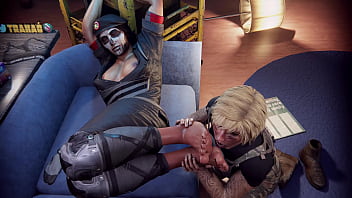 thumb cav helps valk  get a mouthful  