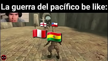 La guerra del pacifico be like:
