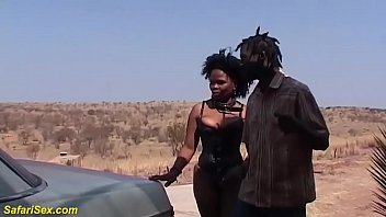 crazy african milf rough backsead banged