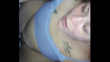 Cheating Wife Rubs BBC on her German/Rican Pussy