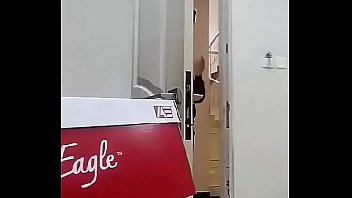 Eagle Boob Slip Show Delivery Guy
