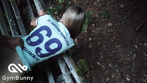 Bavarian Teen enjoys Creampie in the Nature