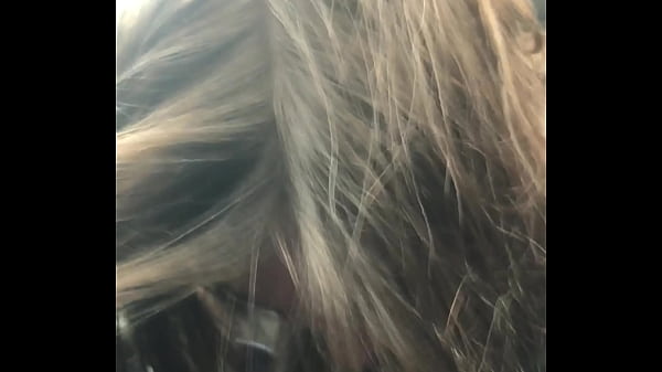 Lesbian bestfriend gets facefucked on car ride