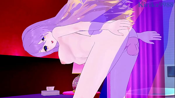 Usada Pekora and Moona Hoshinova intense sex. - Hololive VTuber Hentai