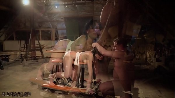 Adelle moans and screams while the master penetrates her pussy with sex toy