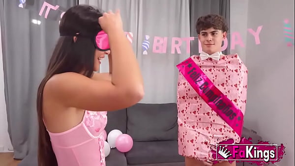 Lovely babe Nuria Millan makes her 1st Anniversary at FAKings with a BIG COCK inside!