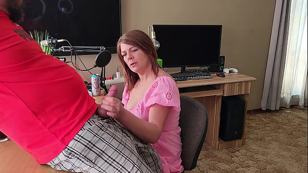 Stepmom giving me a handjob before bedtime