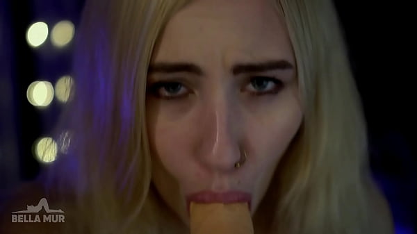 ASMR deepthroat close up with nauhty sounds