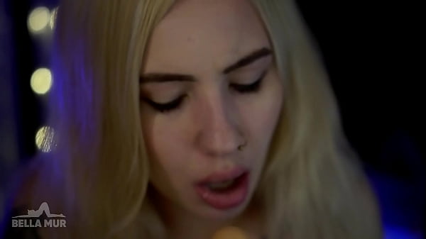 ASMR deepthroat close up with nauhty sounds