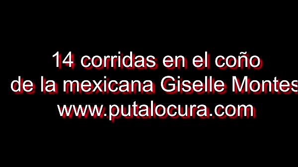 Giselle Montes GangBang Creampie, rellenando de lefa el coño de la mexicana