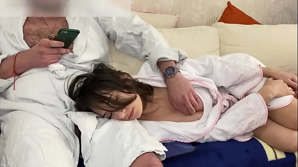 Extremely deepthroat?Stepson tore my throat with his huge thick dick