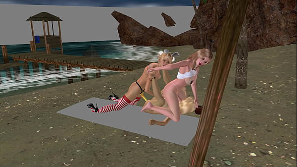 3D Shemale Threesome Part 3 – Hot Animated Futanari Action with Two Sexy Girls Thumbnail