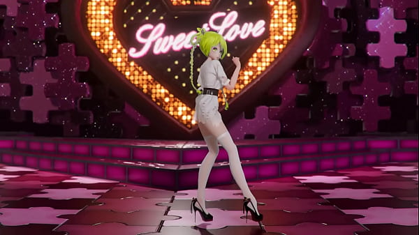 Hatsune Miku Shake It Hentai Vocaloid Undressing Dance Tatto White Socks Mmd 3D Blonde Hair (CLIP) Thumbnail