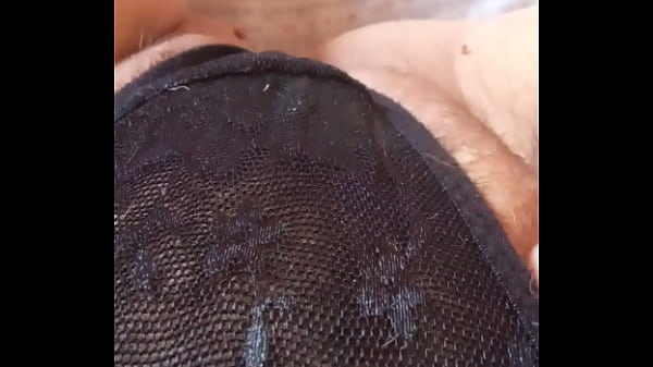 GretaLa - pregnant and wearing a transparent thong Thumbnail