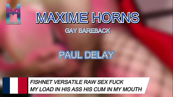 He ties me up in fishnet to a BDSM cross... then impales himself on my cock without waiting. I fuck him, he licks me... Thumbnail