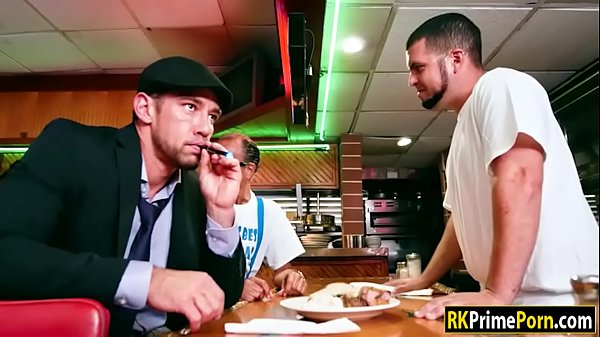 Skinny teen Sadie Pop fucked in a resto Thumbnail