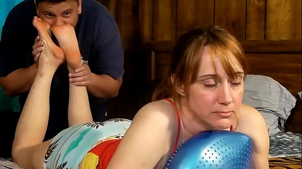 Jewels Glass has very pretty feet & face. Since it had been so long since he had seen her, he had to lick both & …