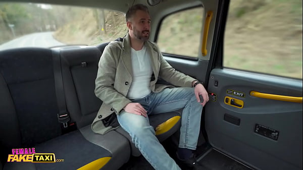 Female Fake Taxi Lady Gang gets her ass fucked by a total stranger