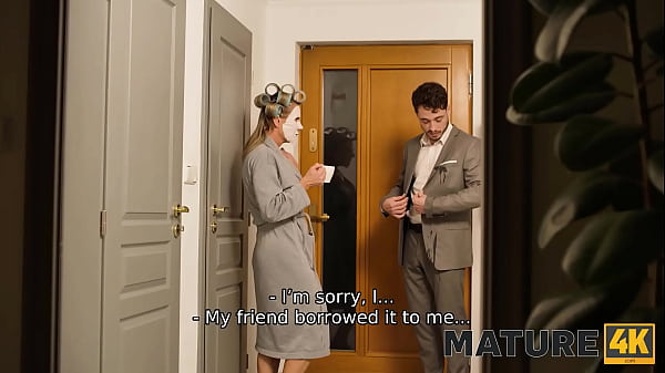 MATURE4K. Kinky Coffee Fuck