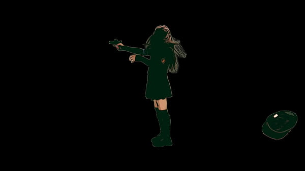 Desenho animado de mulheres trans STRIPTESE COMPLETA