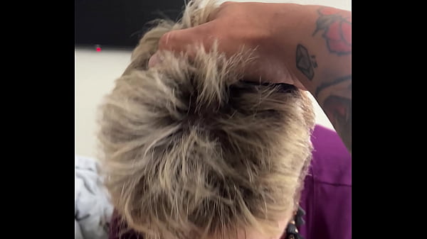Old Karen sucking my dick til I cum