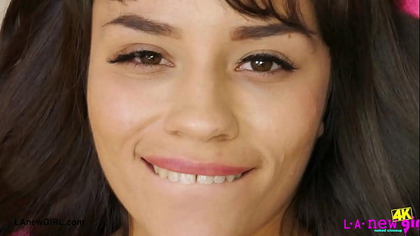 Elegant brunette model shows her sexy body Thumbnail