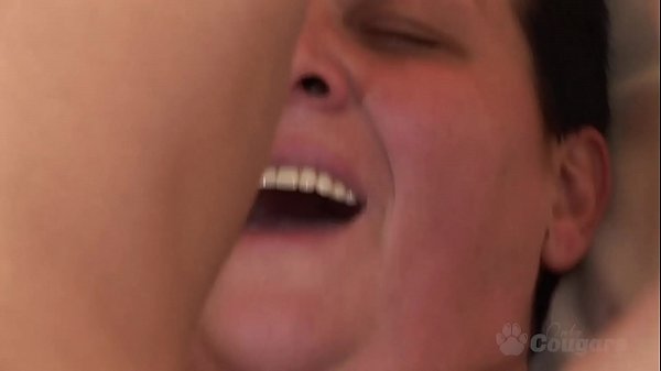 Mature BBW Gets A Big Load Shot All over Her Fat Tummy