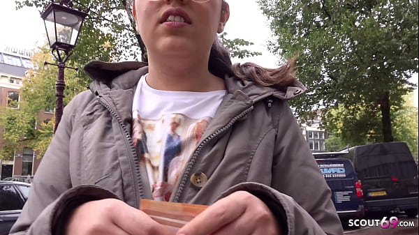 GERMAN SCOUT - TINY NATURAL NERD GIRL PICKUP AND ROUGH FUCK AT STREET CASTING