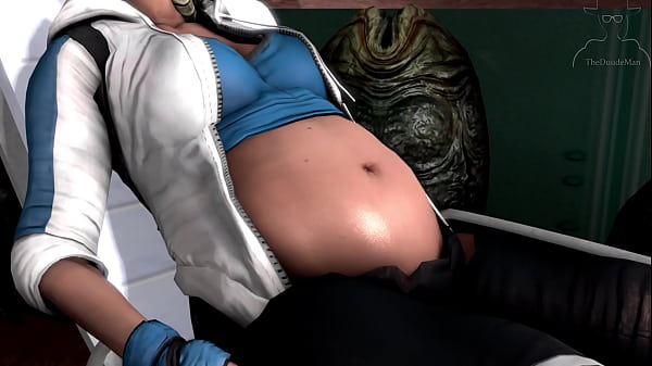 Belly movements (no sound)