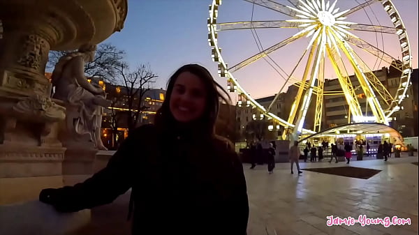 Cute Petite Girl Rides Big Cock! | Budapest Sex Vlog | Jamie Young