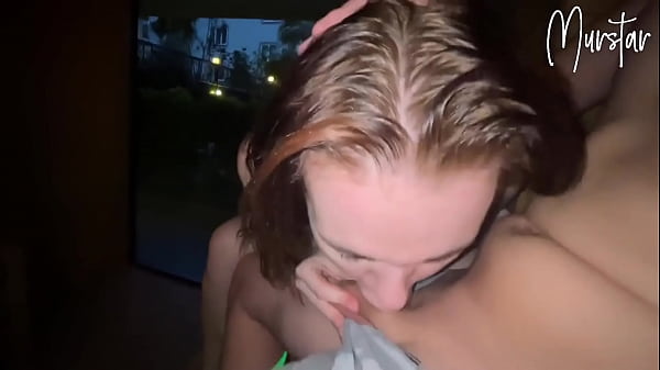 Risky blowjob in hotel sauna.. I suck STRANGER