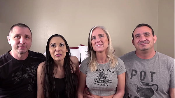 Desperate Amateurs casting hot babes Gia Bunny BabyAnne and Sabrina is this big tit hot milf hard big cock pounding bbc action Thumbnail