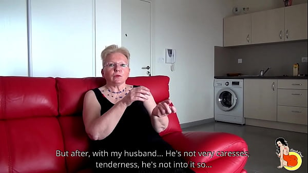 Cheeky Granny Colombe never fucked with another man than her husband