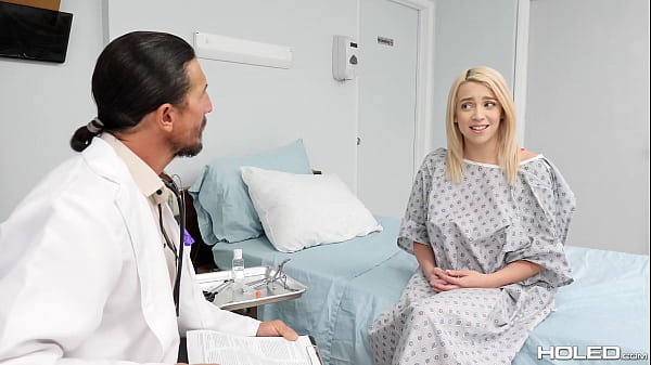 Doc Uses His Cock To Examine Madison's Tight Butthole