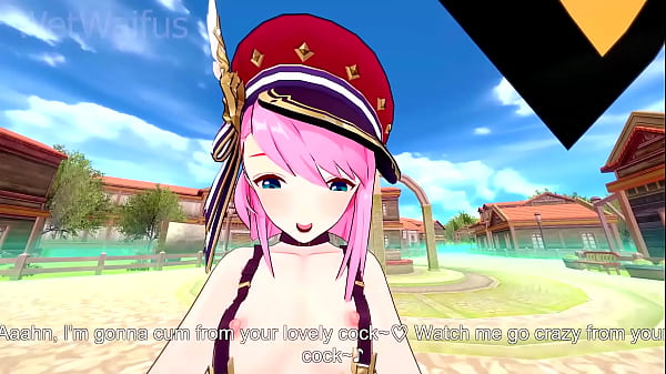 Charlotte Has Sex after getting Horny during an Interview - Genshin Impact Hentai Thumbnail