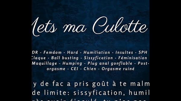 Met ma Culotte 2 - French hardcore audio femdom JOI CEI Thumbnail