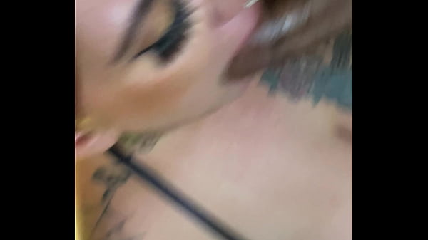 Santana Red takes on 2 big dicks in hotel threesome