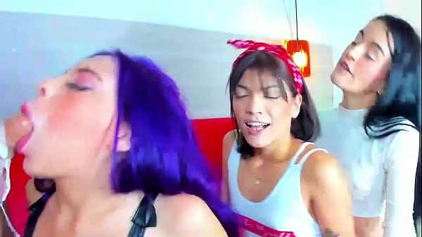 Gangbang   deepthroat   licking slut ass