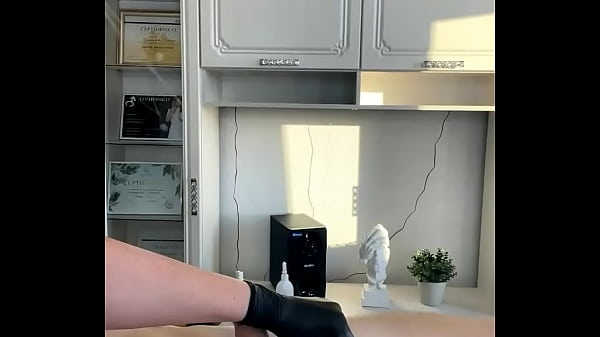SugarNadya - Depilting a very large penis while erect, will he cum?