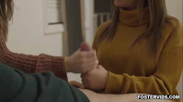 Naive teen stepdaugther Jessae Rosae gets a sizzling threesome fuck with her foster stepparents a a welcome gift from their stepfamily.