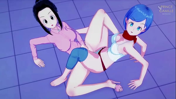 MILFs taradas Bulma e Milk fazem sexo lésbico - Dragon Ball Super