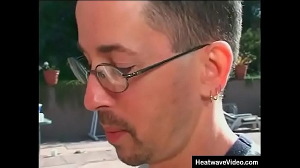 Naughty step mom with huge tits gets fucked by her daughter's boyfriend in backyard