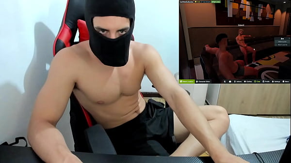 Me pagan un hazme la polla dura mientras juego en vivo