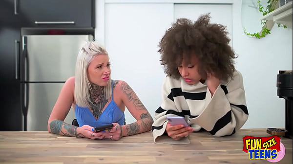 FunSize Teens – An Interracial Threesome with Two Petite Babes